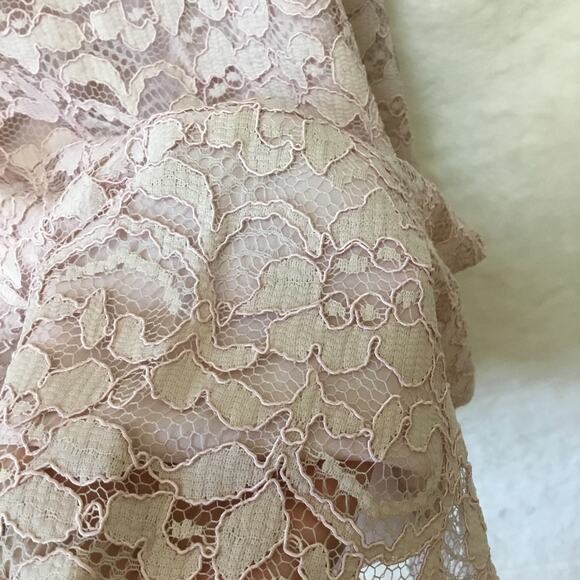 David's Bridal Strapless Lace Dress - Picture 6 of 15